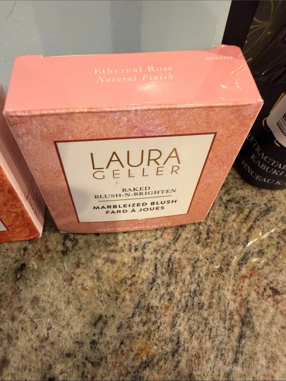 Laura Geller Marbleized Blush Duo with Angled Kabuki Brush NIB